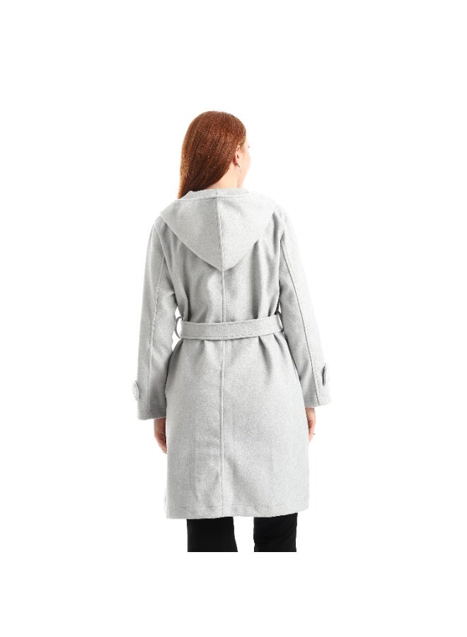 Coctail Coat-17380-gray - Image 5